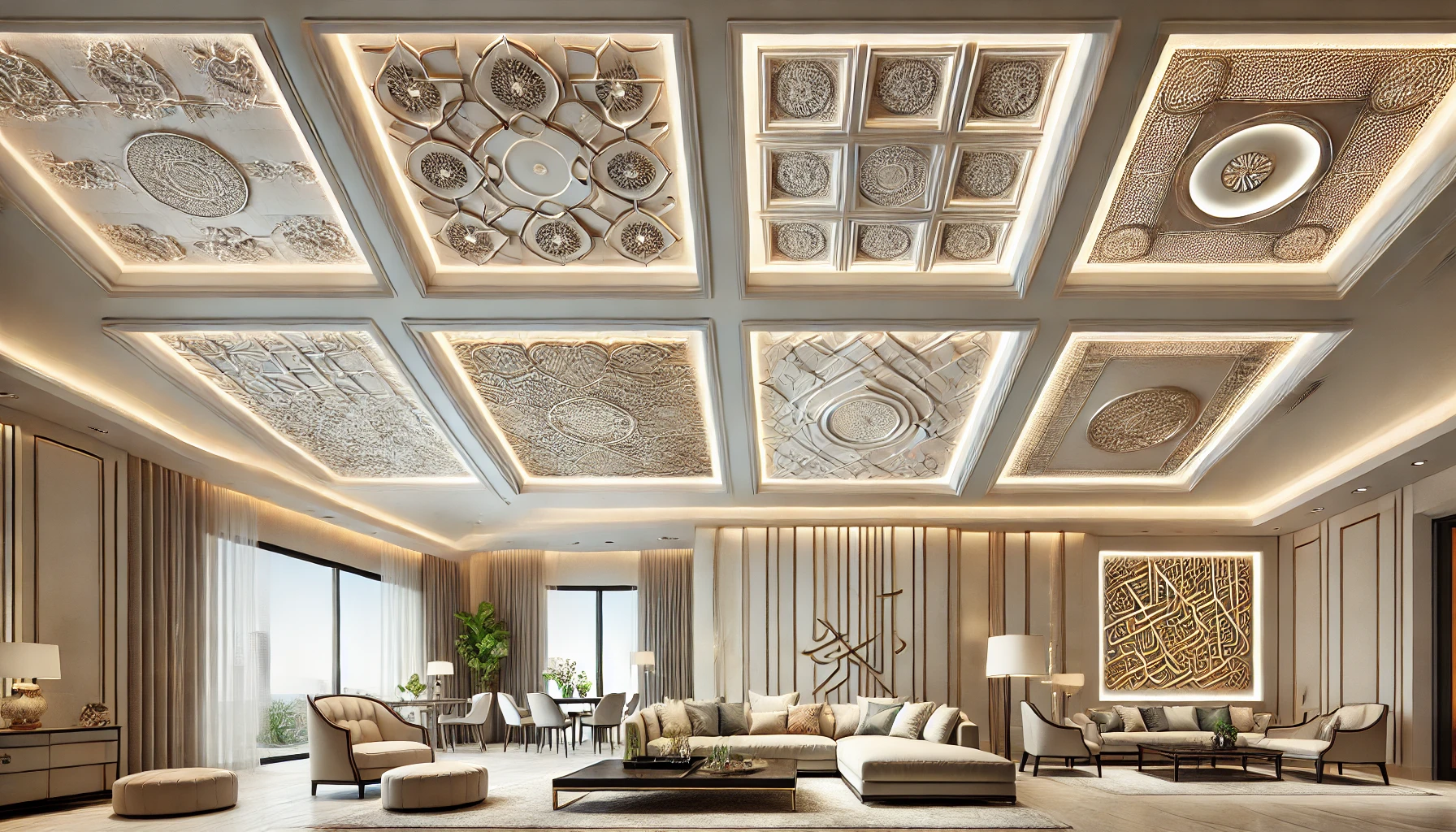 Top 5 Gypsum Ceiling Designs to Elevate Your Dubai Home’s Aesthetic